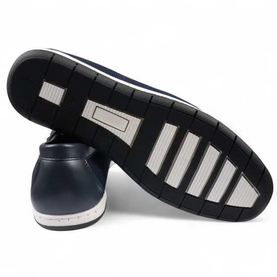Heren Marineblauwe ademende loafers, lichtgewicht instappers - Image 6