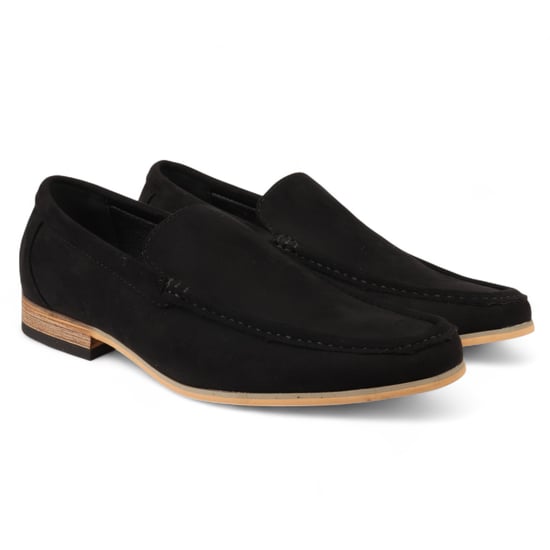 Zwarte suède loafers voor heren, lichtgewicht instappers en casual schoenen - Image 2