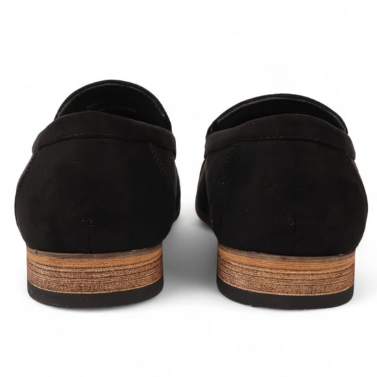 Zwarte suède loafers voor heren, lichtgewicht instappers en casual schoenen - Image 4