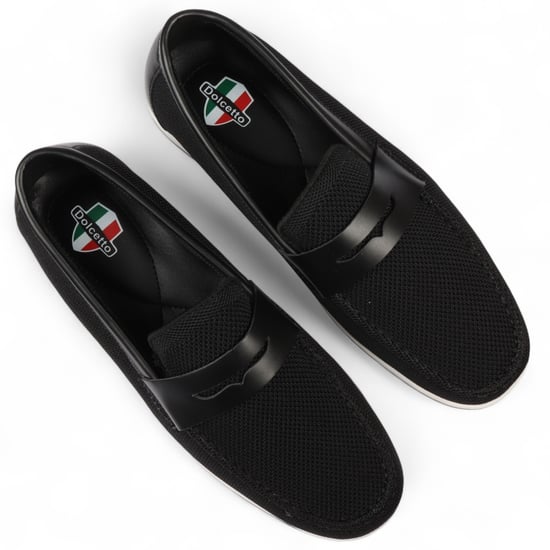 Zwarte ademende loafers voor heren, lichtgewicht instappers - Image 6