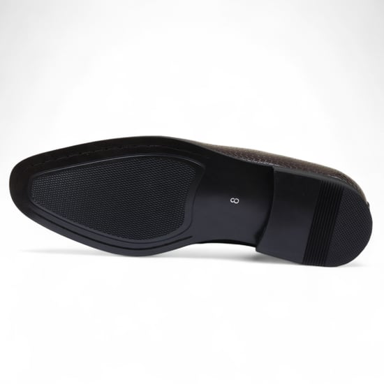 Bruine formele loafers met kwastjes voor heren, instappers van leer - Image 6