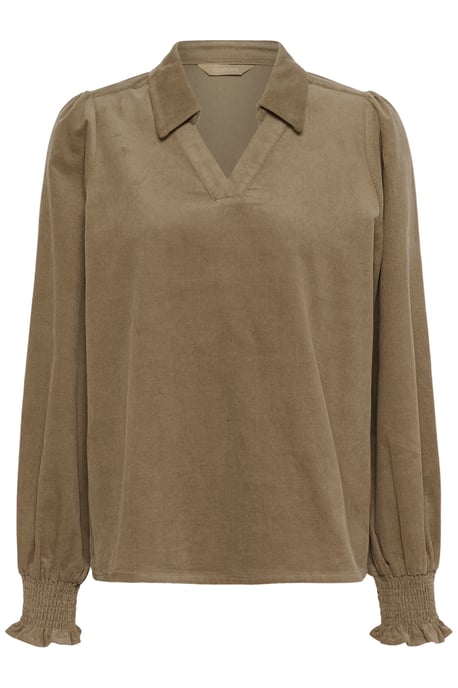 Blouse met lange mouwen CUrhaena Relaxed fit brown - Image 4