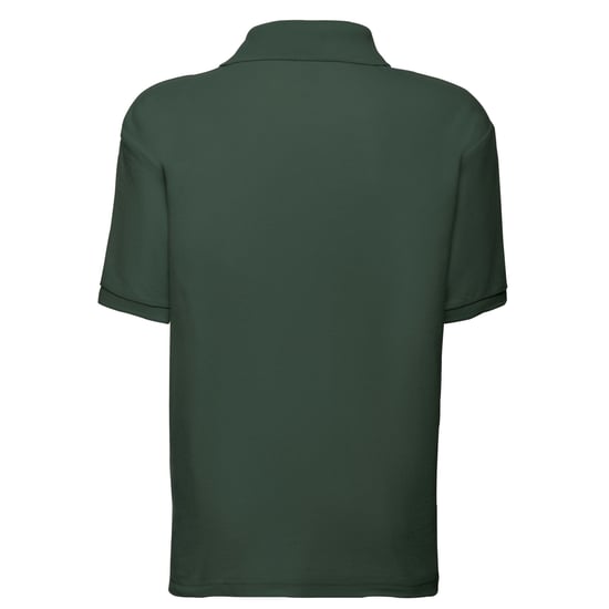 Fruit of the Loom Kinder/Kinder 65/35 Effen Piqué Poloshirt (Fles groen) - Image 2