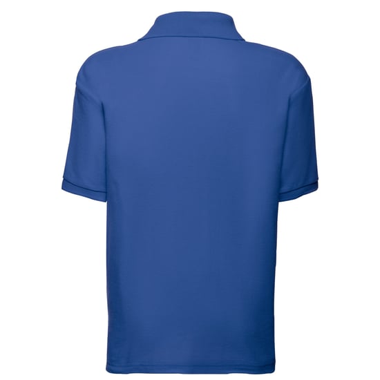 Fruit of the Loom Kinder/Kinder 65/35 Effen Piqué Poloshirt (Koningsblauw) - Image 2
