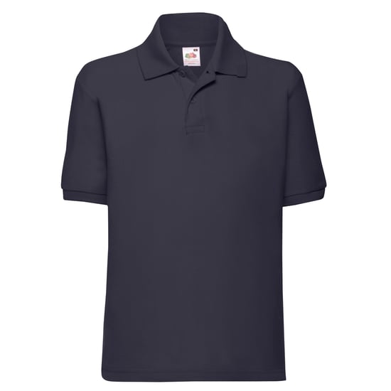 Fruit of the Loom Kinder/Kinder 65/35 Effen Piqué Poloshirt (Deep Navy) - Image 1