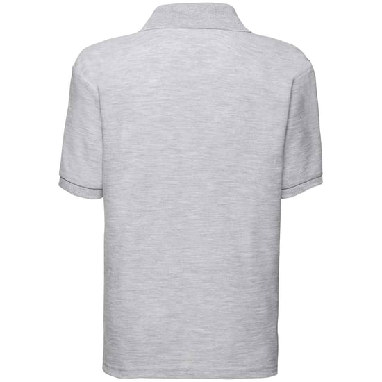 Fruit of the Loom Kinderen /Kinder Poly/ Katoen Piqué-Poloshirt Voor Kinderen. (Heide Grijs) - Image 2