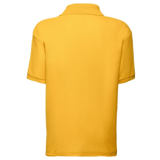 Fruit of the Loom Kinder/Kinder 65/35 Effen Piqué Poloshirt (Zonnebloem) - Image 2