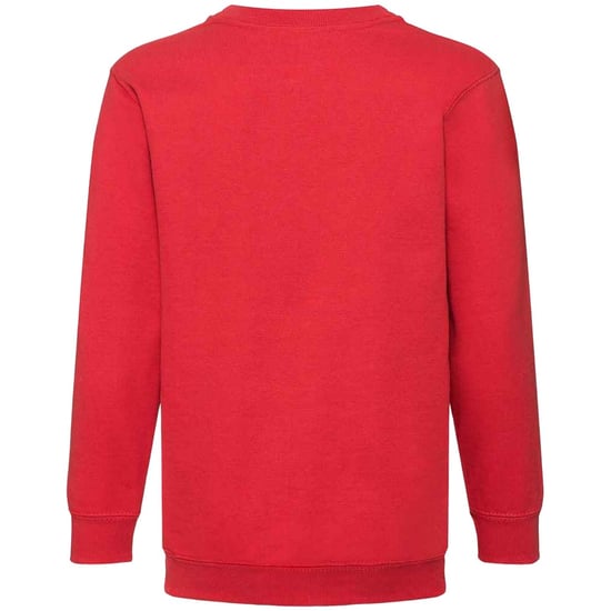 Fruit of the Loom Kids / Kinderen Klassieke Drop Schouder Sweatshirt (Rood) - Image 2