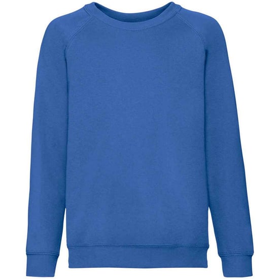 Fruit of the Loom Klassiek Raglan Sweatshirt voor kinderen/Kinderen (Koningsblauw) - Image 3