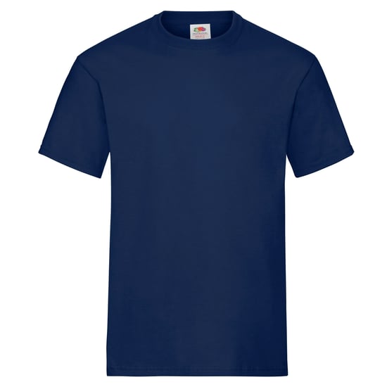 Fruit of the Loom Unisex Adult Zwaar Katoenen T-Shirt (Marine) - Image 1