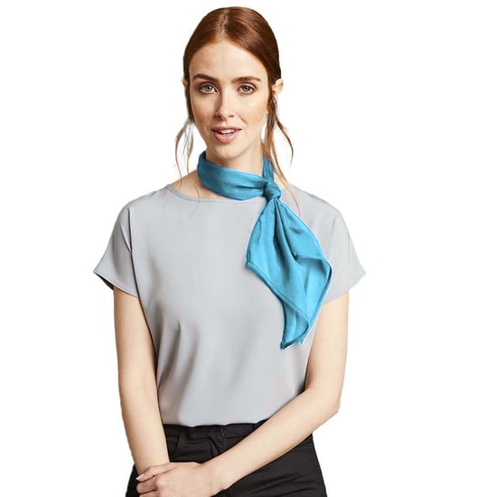 Premier Dames/vrouwenwerk Chiffon Formele Sjaal (Turquoise) - Image 2