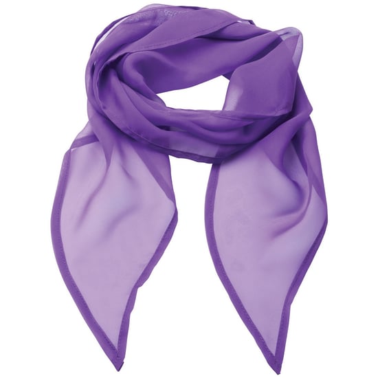 Premier Dames/vrouwenwerk Chiffon Formele Sjaal (Rijke Violet) - Image 1
