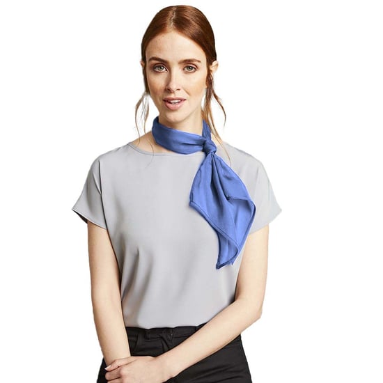 Premier Dames/vrouwenwerk Chiffon Formele Sjaal (Middenblauw) - Image 2