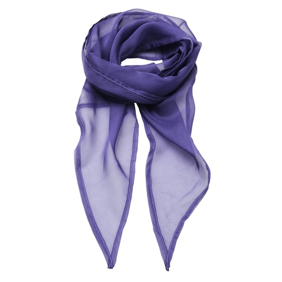 Premier Dames/vrouwenwerk Chiffon Formele Sjaal (Paars) - Image 1