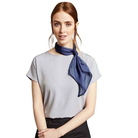 Premier Dames/vrouwenwerk Chiffon Formele Sjaal (Marineblauw) - Image 2