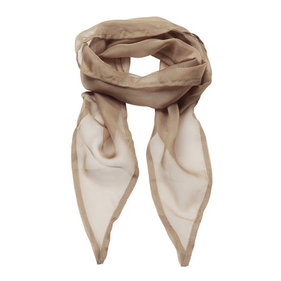 Premier Dames/vrouwenwerk Chiffon Formele Sjaal (Khaki) - Image 1