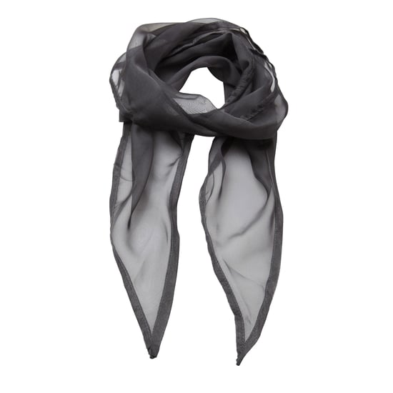 Premier Dames/vrouwenwerk Chiffon Formele Sjaal (Donkergrijs) - Image 1