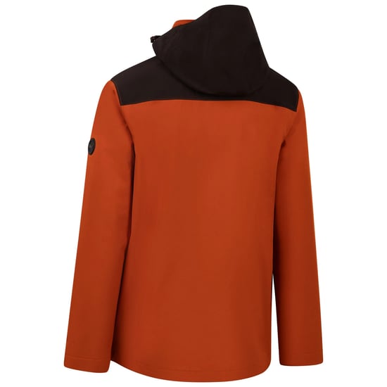 Trespass Heren Durand DLX Soft Shell Jas (Gebrande sinaasappel) - Image 2