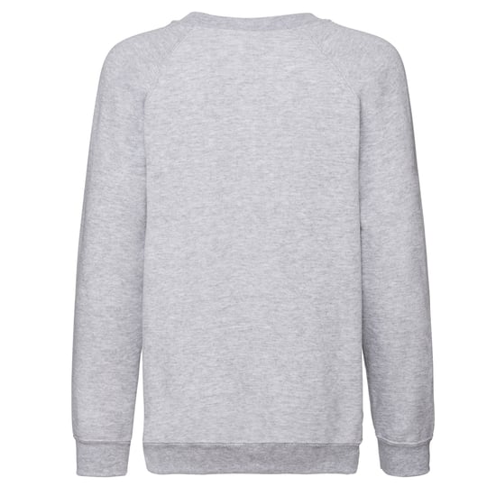 Fruit of the Loom Kinder/Kids Klassiek Heather Raglan Sweatshirt (Heide Grijs) - Image 2