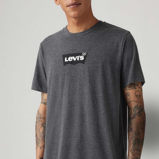 Heren Levis Classic Grafisch T-shirt in Zwart - Image 4