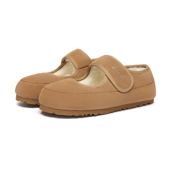 EVER AU Australië Dames Teal Verstelbare Schapenvacht Slippers - Image 4