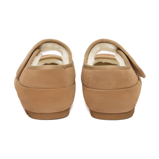 EVER AU Australië Dames Teal Verstelbare Schapenvacht Slippers - Image 5