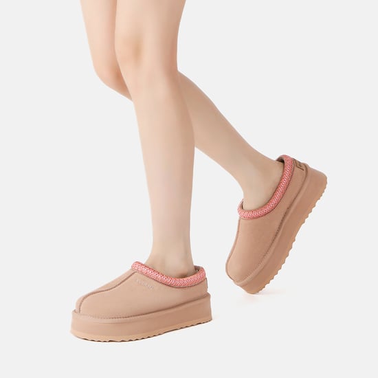 EVER AU Australië Vrouwen Wonga Leren Platform Slippers - Image 2