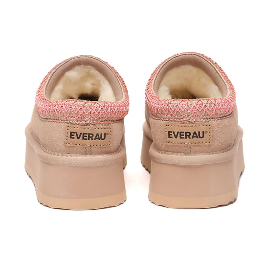 EVER AU Australië Vrouwen Wonga Leren Platform Slippers - Image 4