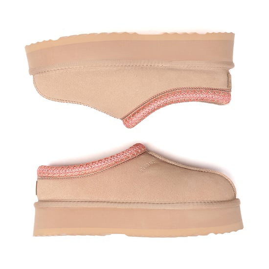 EVER AU Australië Vrouwen Wonga Leren Platform Slippers - Image 6