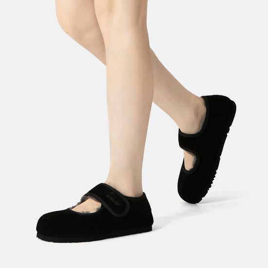 EVER AU Australië Dames Teal Verstelbare Band Schapenvacht Slippers - Image 2