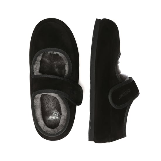 EVER AU Australië Dames Teal Verstelbare Band Schapenvacht Slippers - Image 3