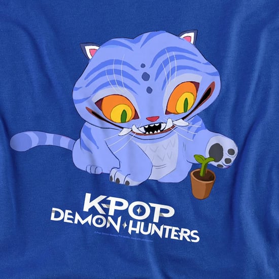 K-Pop Demon Hunters Unisex Volwassene Schattige Derpy Tiger Sweatshirt (Royaal Blauw) - Image 2