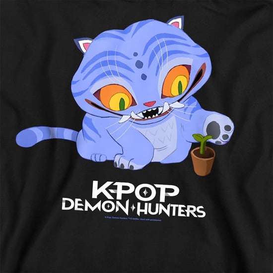 K-Pop Demon Hunters Unisex Volwassene Schattige Derpy Tiger Sweatshirt (Zwart) - Image 2
