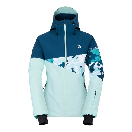 Dare 2B Dames/Dames Bladprint Ski-jas (Maanlicht Denim/Water Ballet) - Image 1