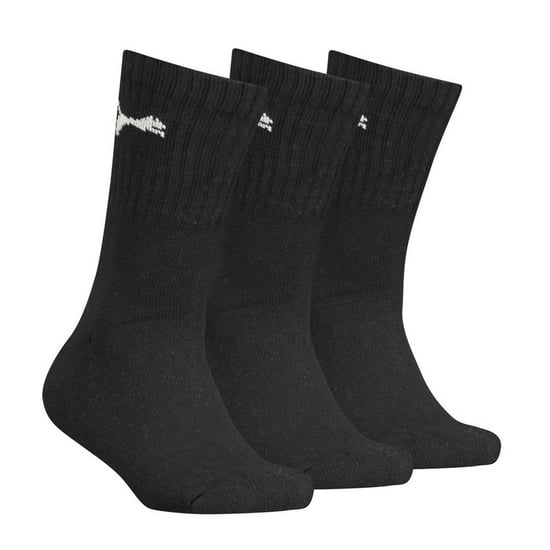 Puma Kinder/Kinder Logo Crew Sokken (Pak van 3) (Zwart) - Image 1