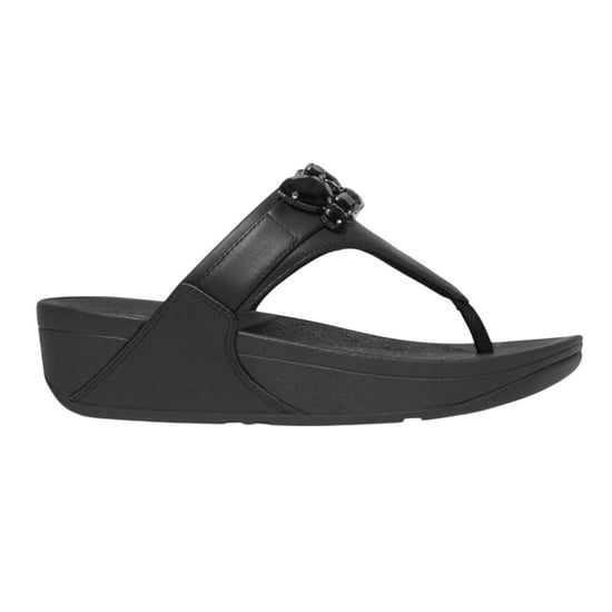 Fit Flop Dames/Dames Lulu Leren Sandalen (Zwart) - Image 2