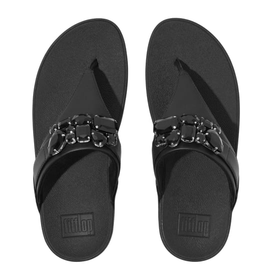 Fit Flop Dames/Dames Lulu Leren Sandalen (Zwart) - Image 3