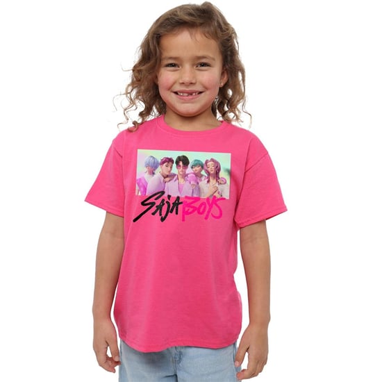 K-Pop Demon Hunters Kinder/Kids Saja Jongens Fotolijst T-shirt (Fuchsia) - Image 4