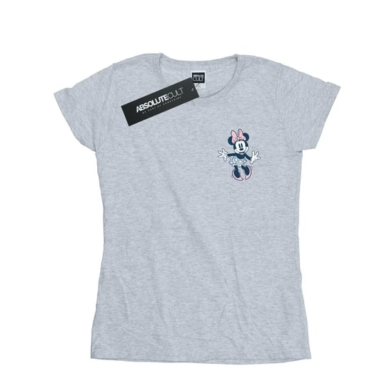 Disney Dames/Dames Minnie Mouse Dansende Borst Katoenen T-Shirt (Sportgrijs) - Image 1