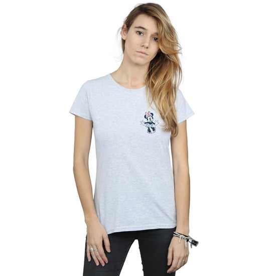 Disney Dames/Dames Minnie Mouse Dansende Borst Katoenen T-Shirt (Sportgrijs) - Image 2