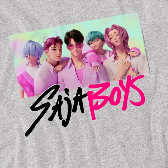 K-Pop Demon Hunters Kinder/Kids Saja Jongens Fotolijst T-shirt (Heide Grijs) - Image 2