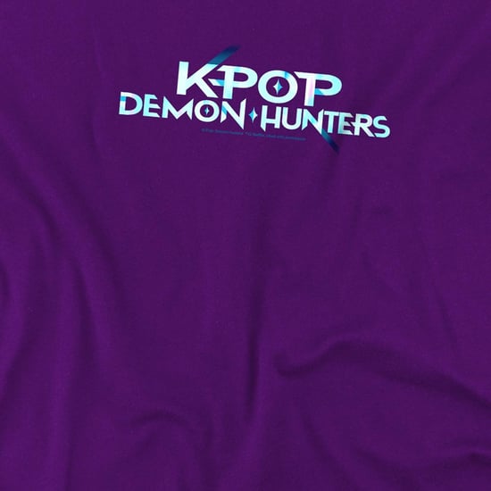 K-Pop Demon Hunters Kinderen/Kinderen Logo T-shirt (Paars) - Image 2