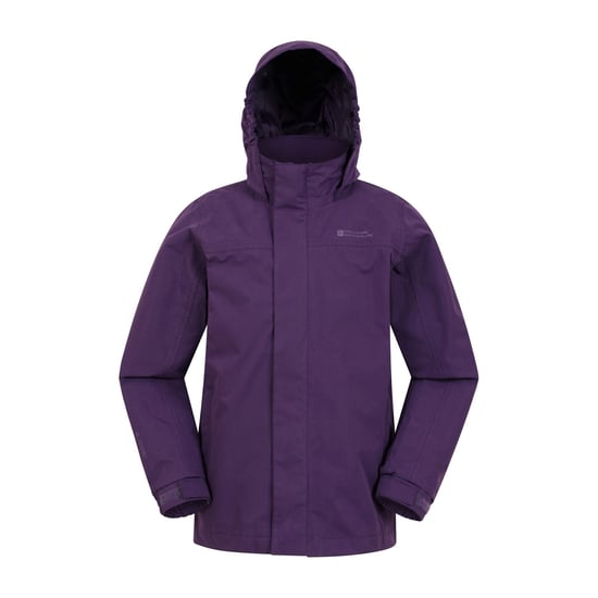 Mountain Warehouse Waterdichte zonnejack voor kinderen (Bes) - Image 1