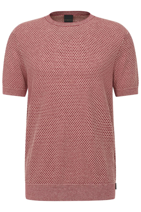 Bugatti Herren Gebreid shirt met honingraatstructuur - Image 3