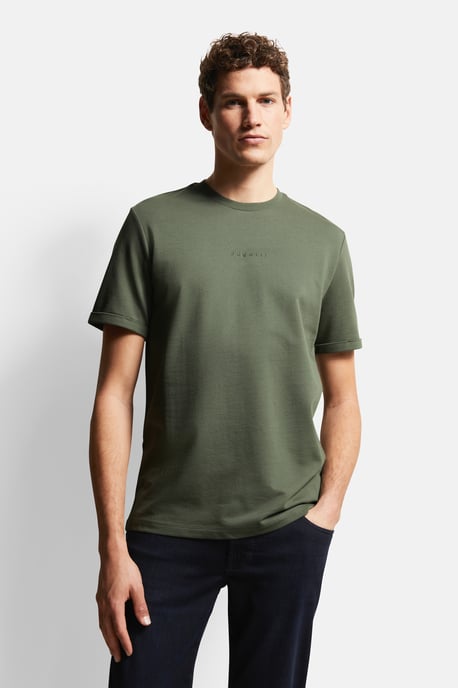 Bugatti Herren T-shirt met discrete bugatti-opdruk - Image 1