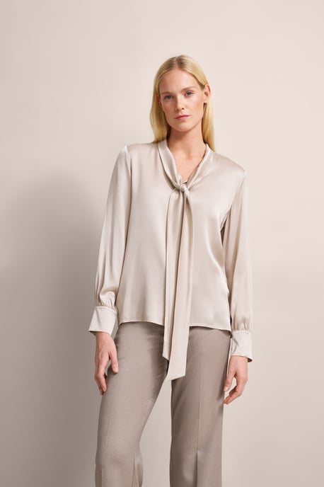 Bugatti Damen Uitlopende blouse met een lichte glans - Image 1