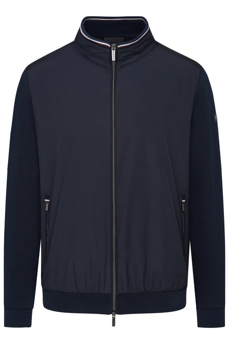 Bugatti Herren Sweatjack met rits en opstaande kraag - Image 3