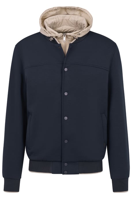 Bugatti Herren Sweatjack met sportieve collegekraag - Image 3