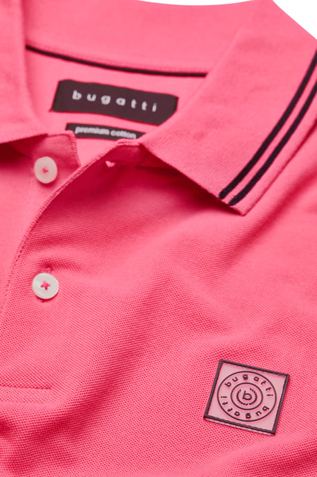 Bugatti Herren Poloshirt met contrasterende strepen - Image 5