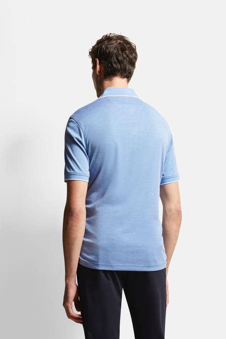 Bugatti Herren Poloshirt met contrasterende strepen - Image 2